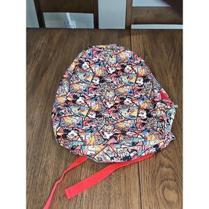 DISNEY PARKS AUTHENTIC MULTI COLOR MICKEY MINNIE GOOFY PLUTO BACKPACK RARE 4082
